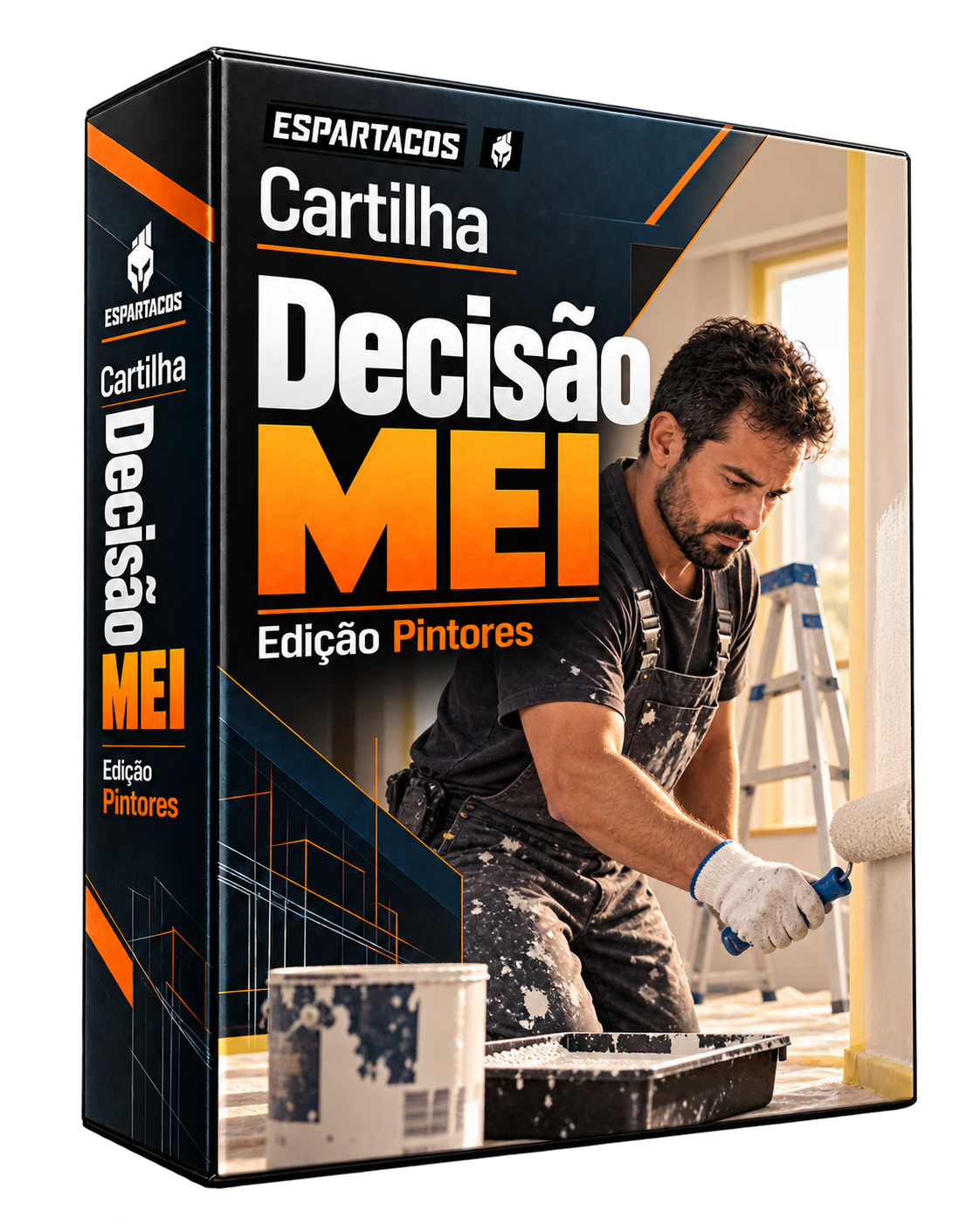 Mockup da Cartilha Decisão MEI — Edição Pintores